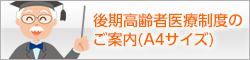 後期高齢者医療制度のご案内(A4サイズ)